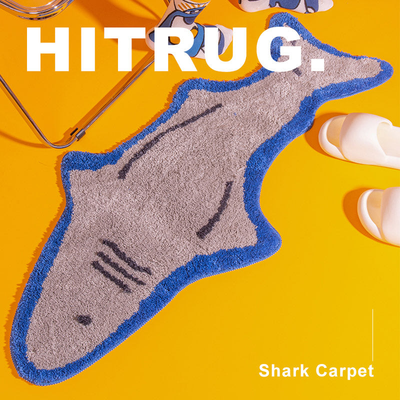 Shark Shaped Kids Bath Mat