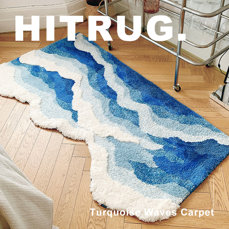 Comfort Ocean Waves Carpet In Home