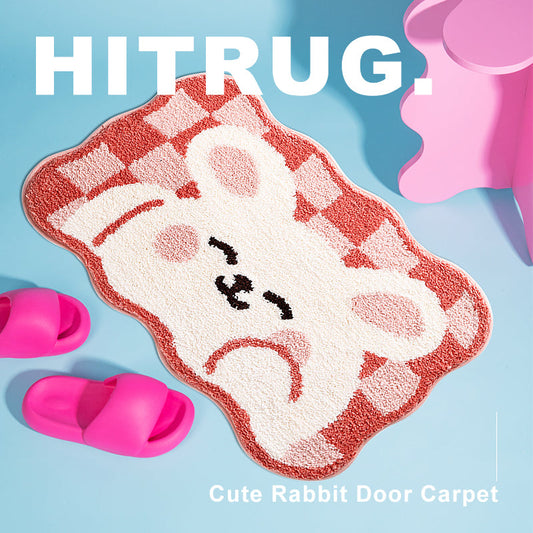 Cute Rabbit Door Carpet