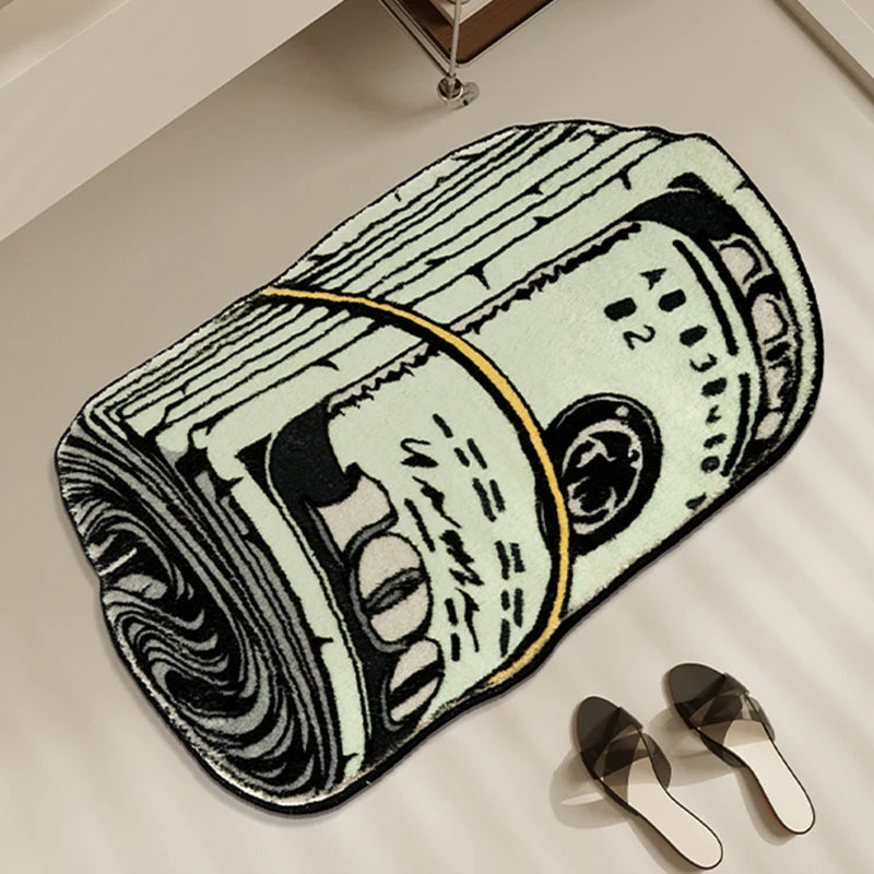 Creative Cartoon Anime Dollar Carpet