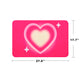 Sweet Heart Innovative Quick Dry Bath Mat