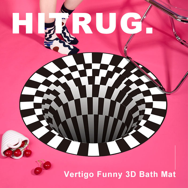 Vertigo Funny 3D Bath Duick Dry Mat