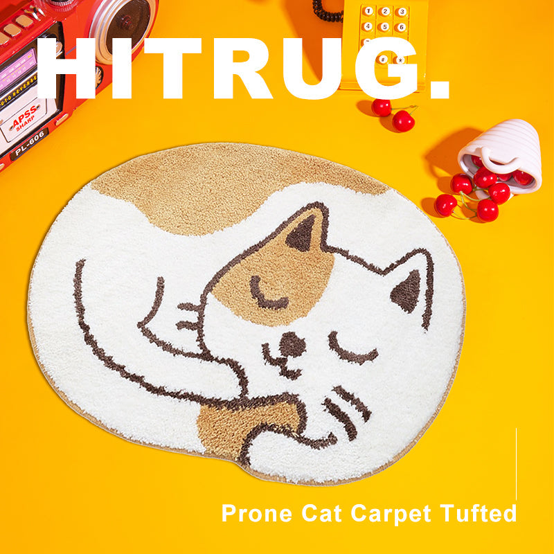 Prone Cat Non-Slip Carpet Tufted
