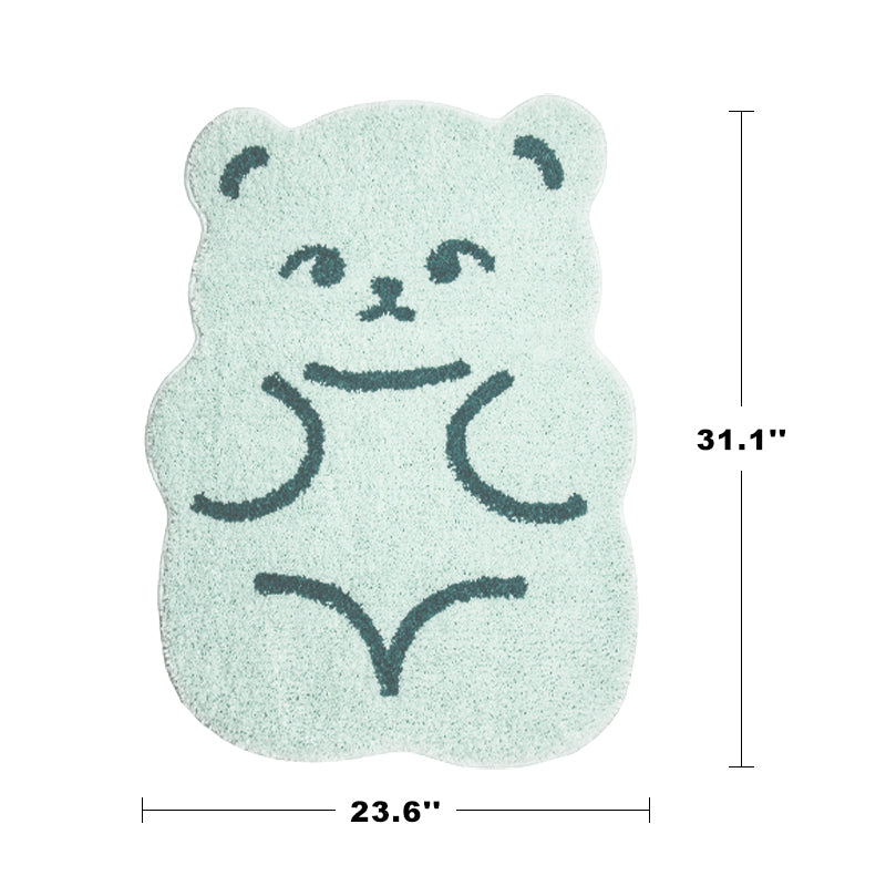 Cartoon Cute  Bear Bathroom Rug-8